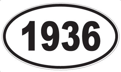 4021　こちらは専用です Amazon.com - Number 1936 Oval Sticker